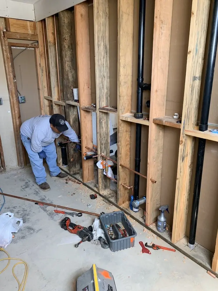 Commercial rough-in plumbing for Water Heater Replacement in Chelten Hills